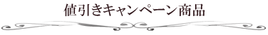 値引きキャンペーン商品
